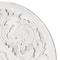 American Art D&#xE9;cor&#x2122; 24&#x22; Distressed Reflective Hand-Carved White Floral Wood Wall Medallion